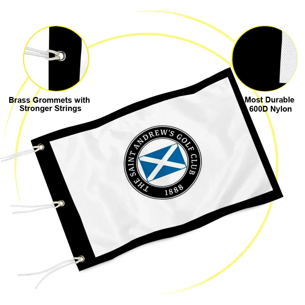 Fyon Saint Andrews Golf Club 1888 Founding Member of the USGA Pin Flag Banner Grommets