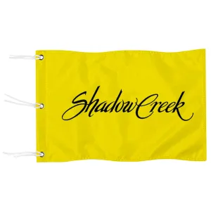 Fyon Shadow Creek Golf Course Las Vegas Yellow Pin Flag Banner Grommets