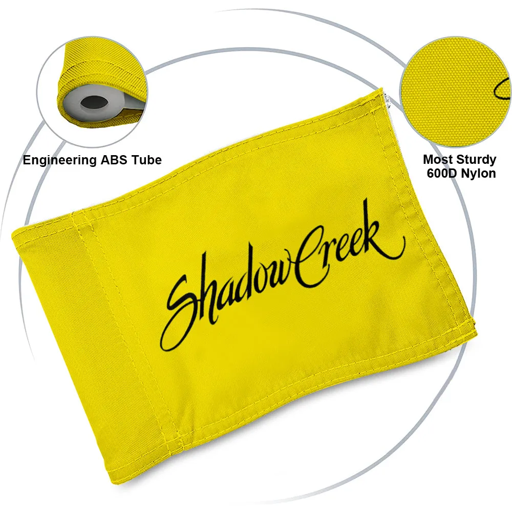 Fyon Shadow Creek Golf Course Las Vegas Yellow Pin Flag Banner