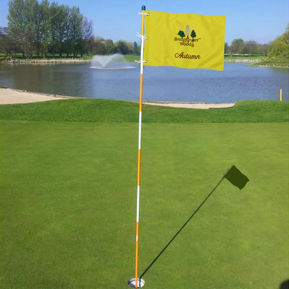 Fyon Snapfinger Woods Autumn Authentic Golf Pin Flag Banner Grommets