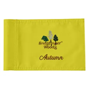 Fyon Snapfinger Woods Autumn Authentic Golf Pin Flag Banner