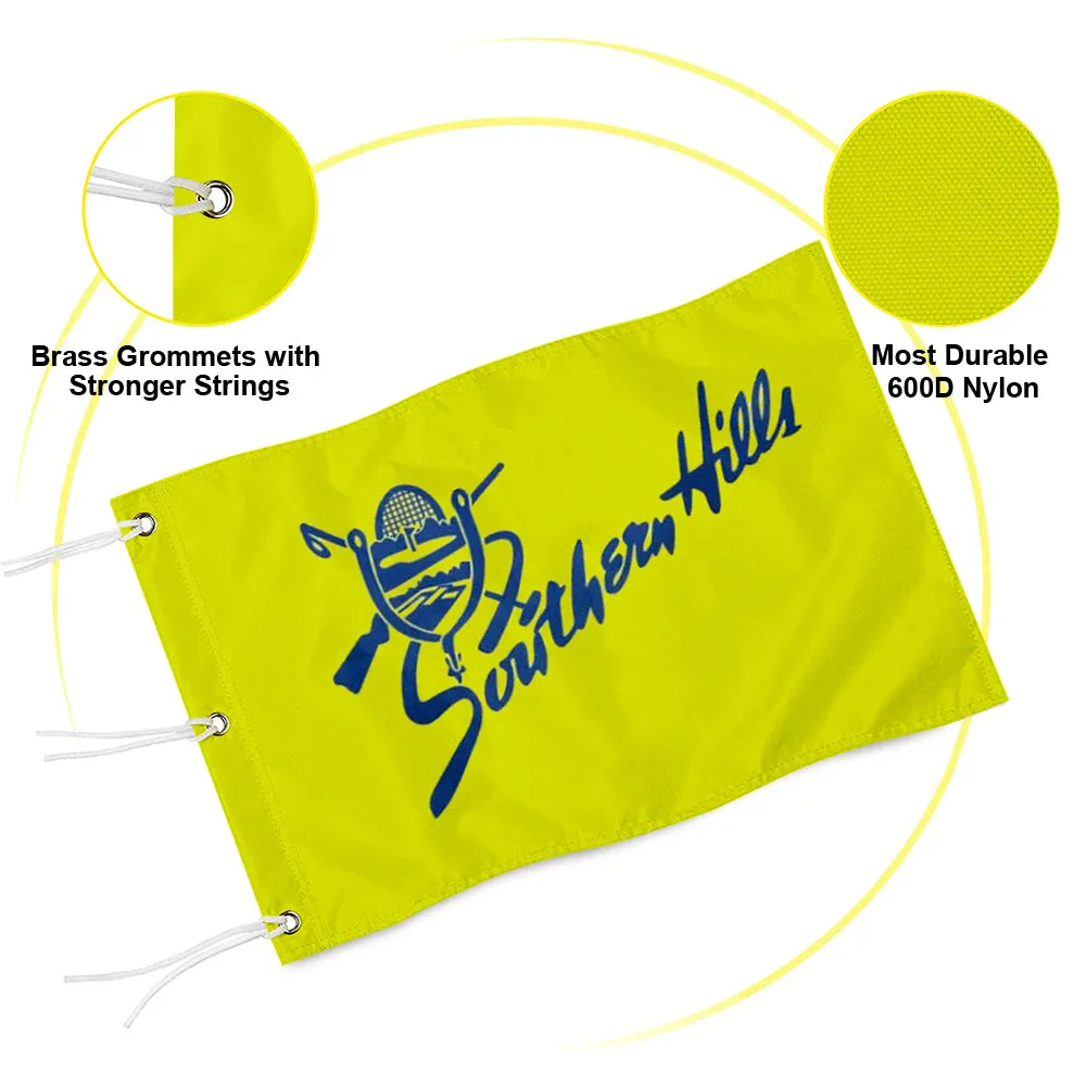 Fyon Southern Hills Golf Country Club Tulsa Pin Flag Banner Grommets