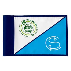 Fyon Sweetens Cove Golf Pin Flag Original Blue White Pin Flag - Mark Wahlberg Event Flag Banner
