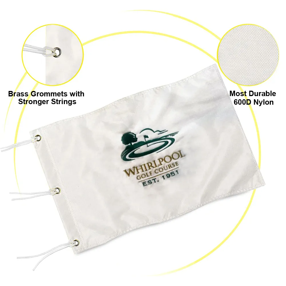 Fyon Whirlpool Golf Course Golf Pin Flag Banner Grommet