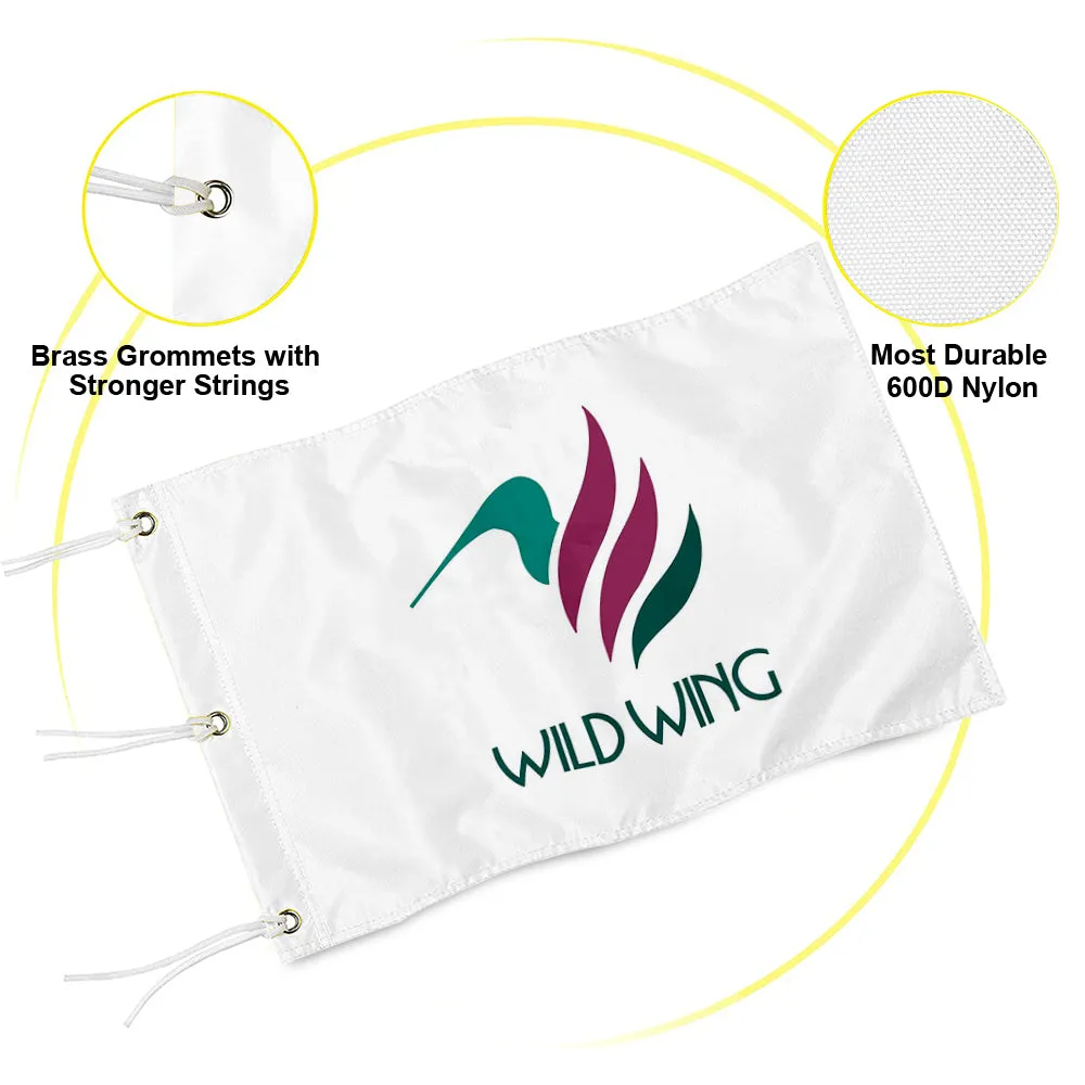 Fyon Wild Wing Country Club Golf Pin Flag Famous Myrtle Beach Country Club C18 Glof Flag Banner Grommets