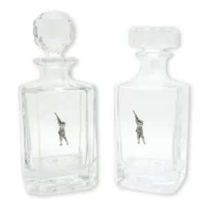 Game Shooter Glass Whiskey Decanter
