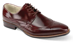 Giovanni Lincoln Burgundy Mens Shoe
