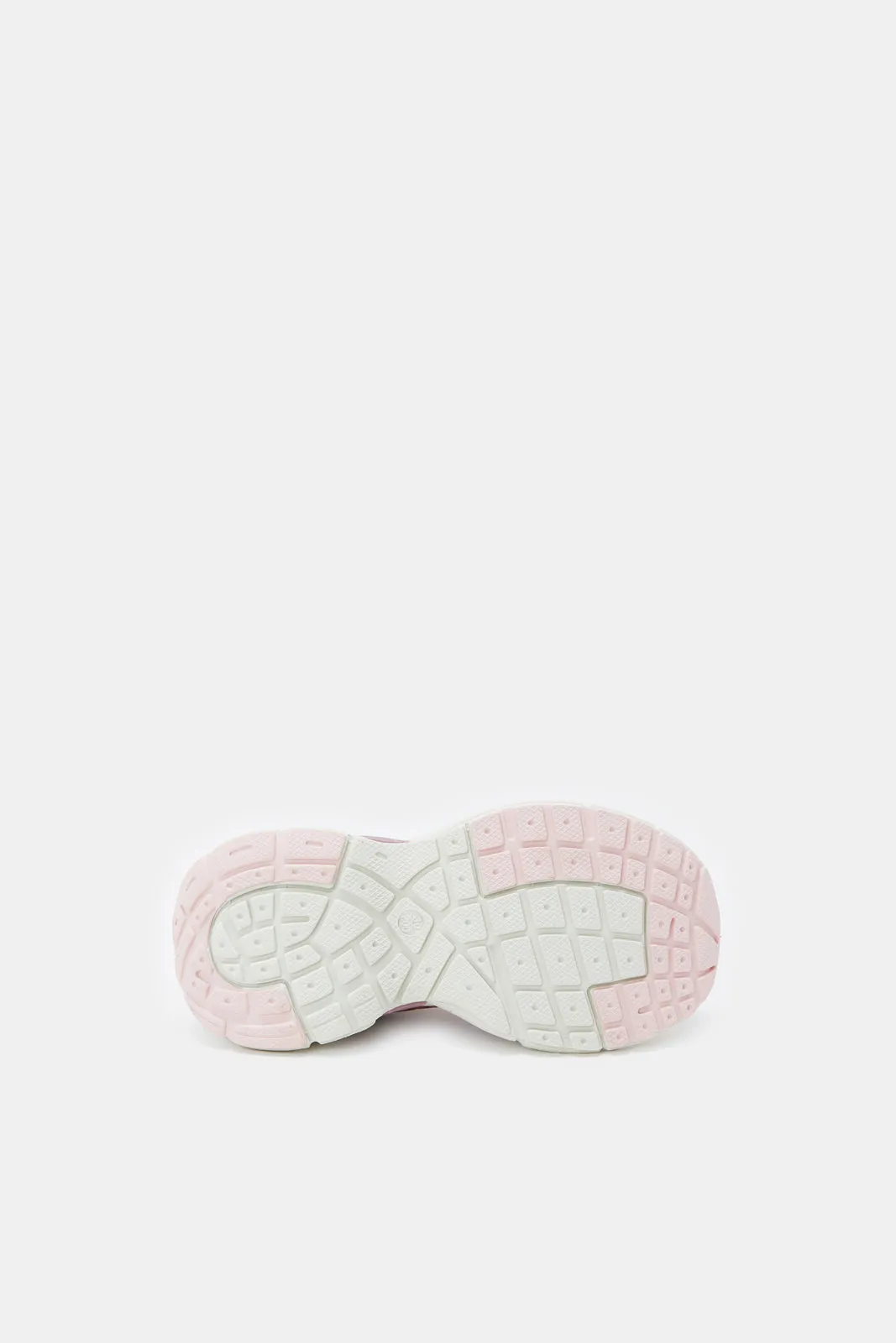 Girls Cream Lace-Up Trainer
