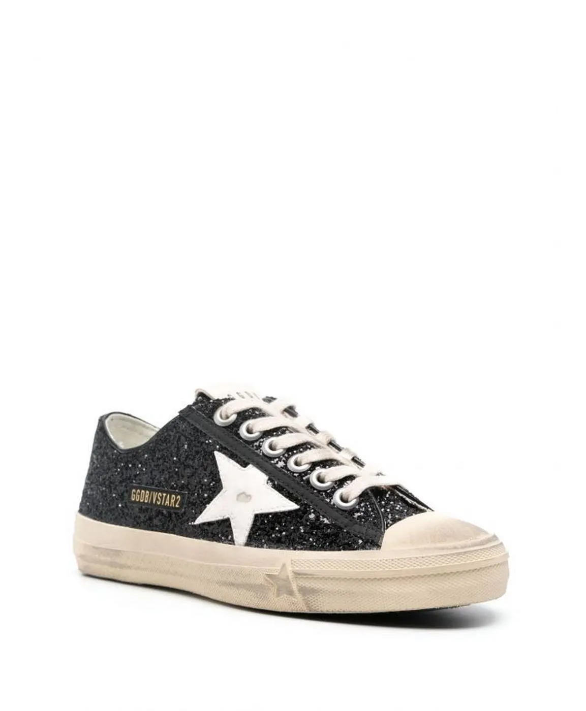 Golden Goose - Sneakers V-Star 2 - Noir/Blanc