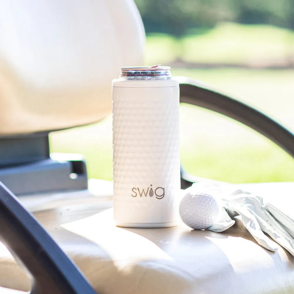 Golf Ball Skinny Can Cooler 12oz