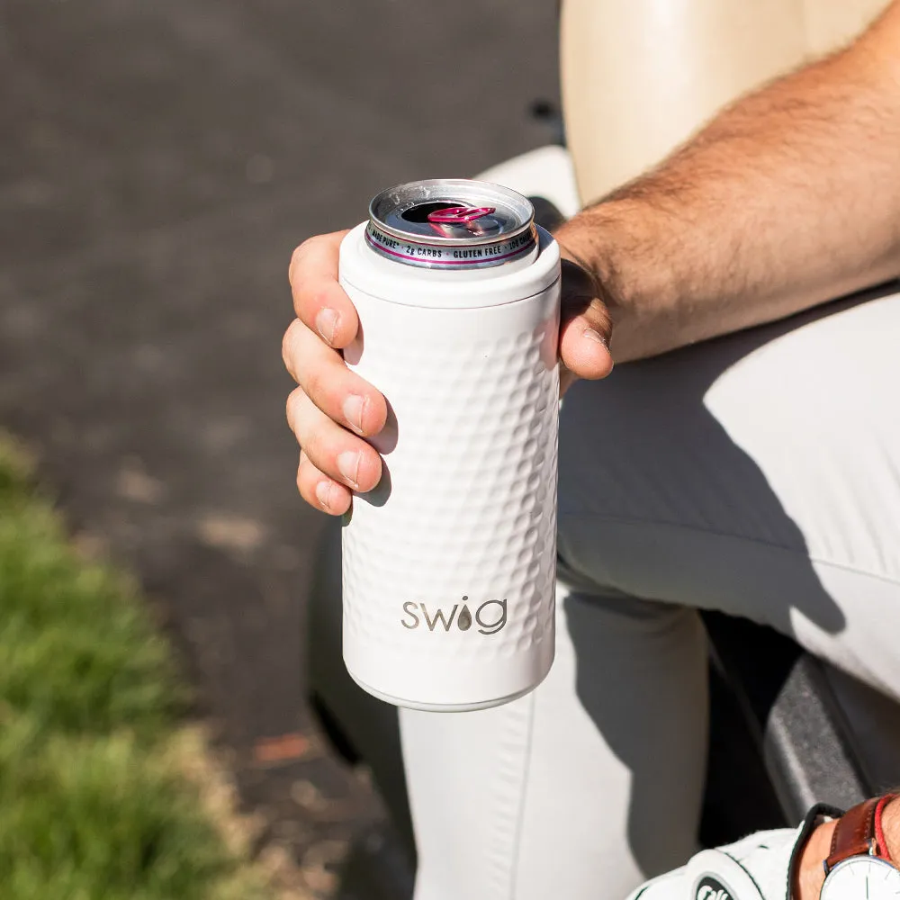 Golf Ball Skinny Can Cooler 12oz