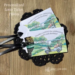 Golf Birthday Party Favors