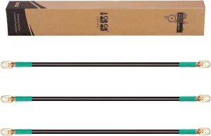 Golf Cart 12 Volt 4 Gauge Battery Cables for Club Car Precedent 2004-up - 10L0L