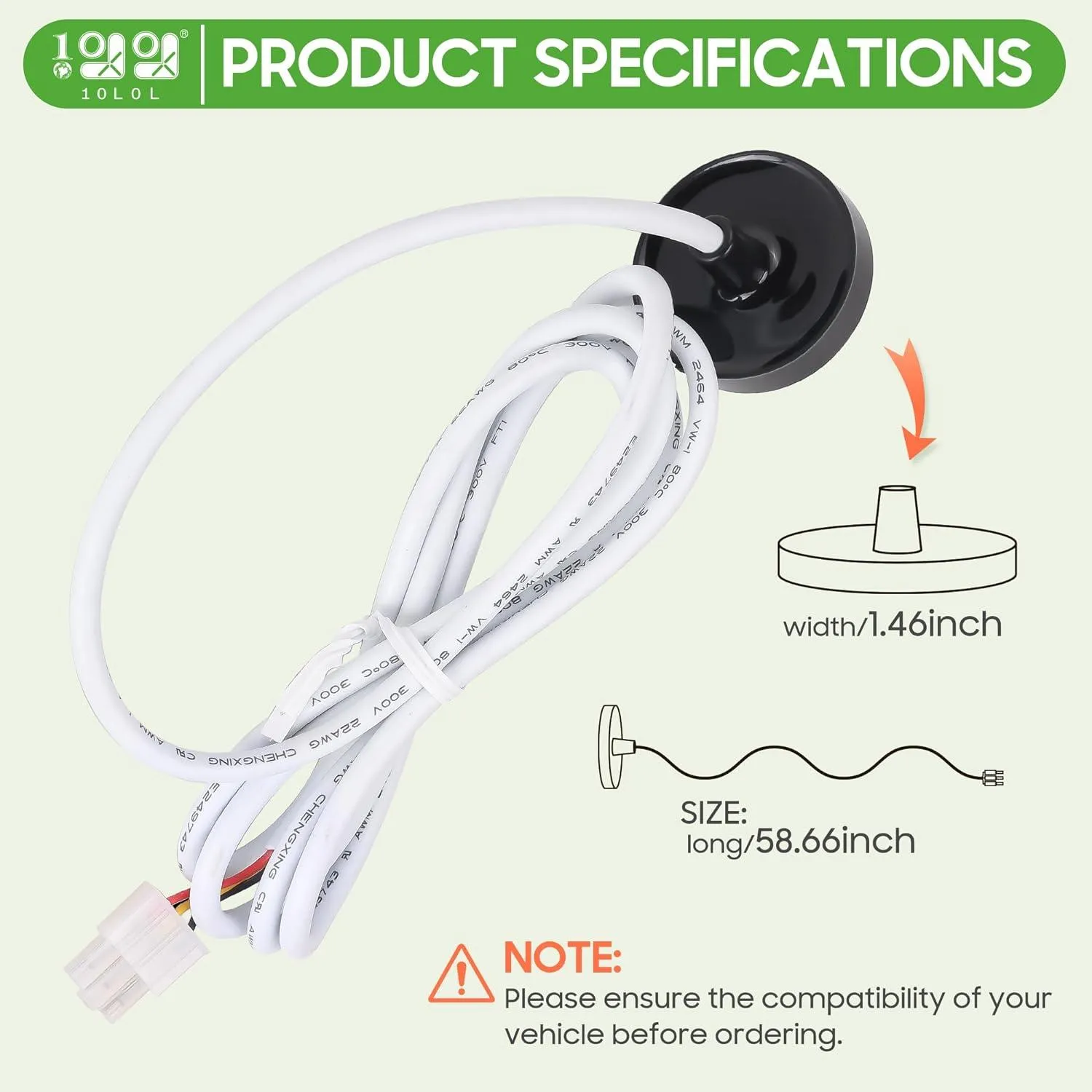 Golf Cart 36V Speed Sensor with Magnet for EZGO PDS 2000-up Electric Models - 10L0L