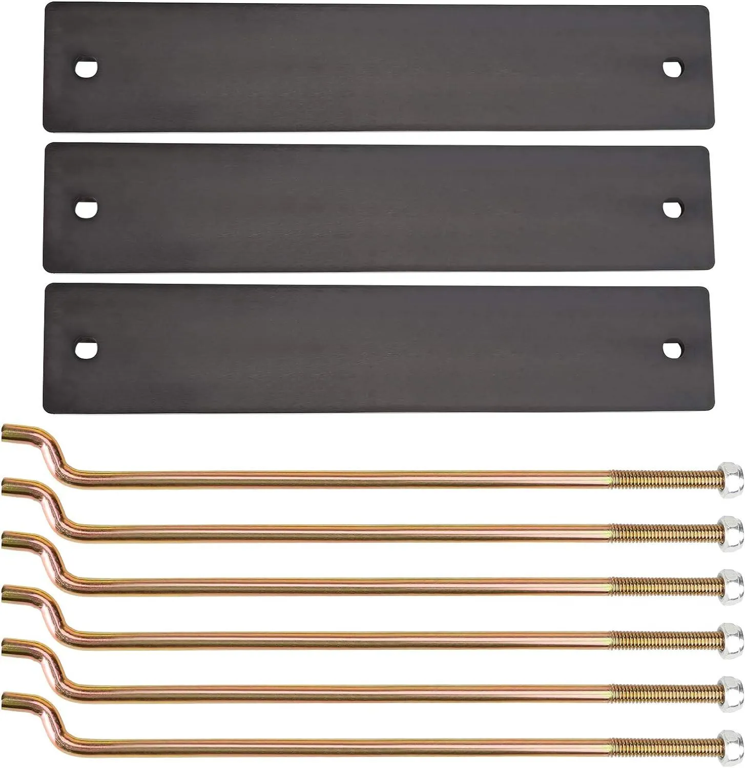 Golf Cart Battery Hold Down Plate and Rod kit for Club Car DS & Carryall 1998-2005 - 10L0L