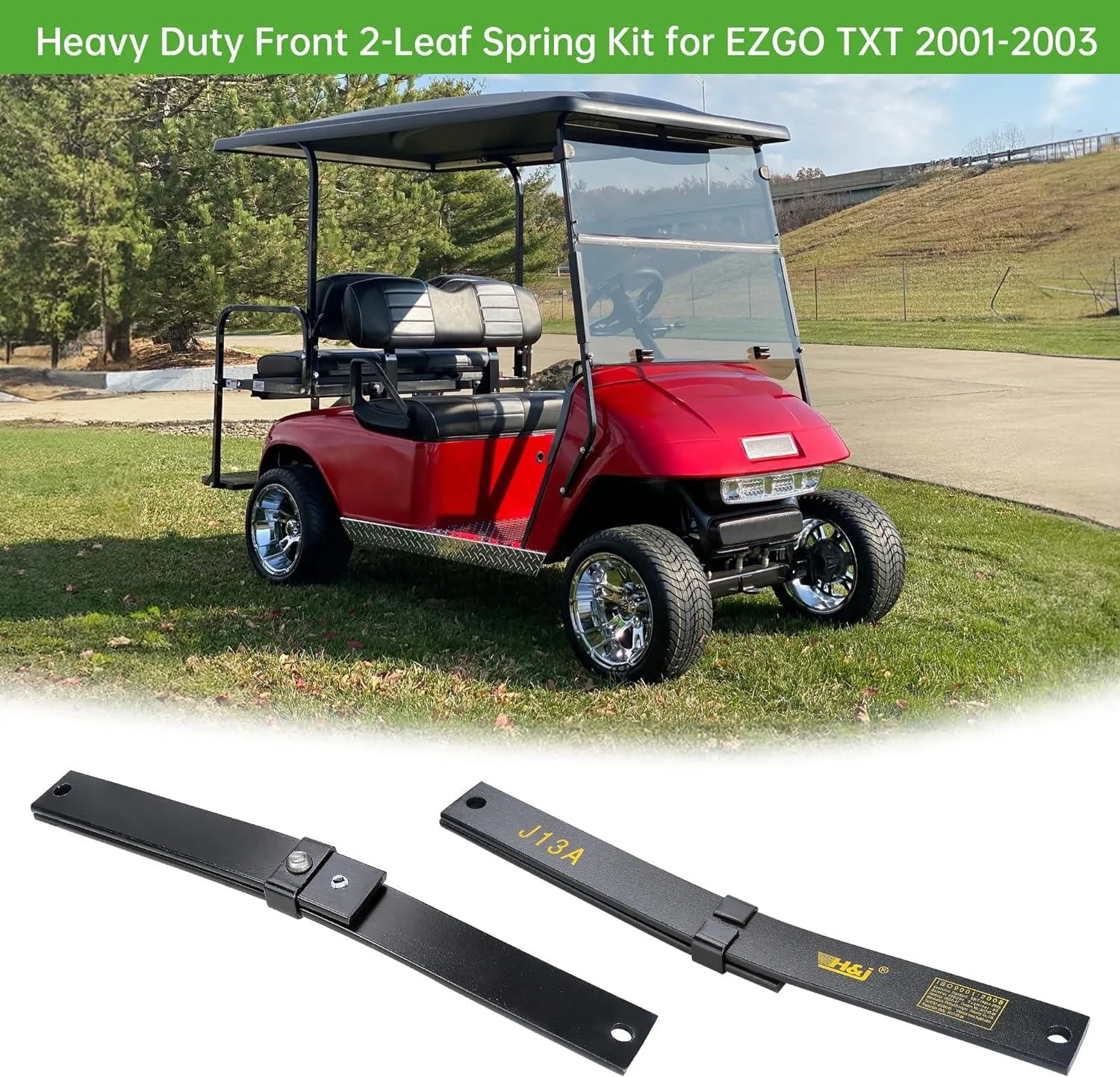 Golf Cart Front Leaf Spring Anti-Rust Only For EZGO TXT - 10L0L