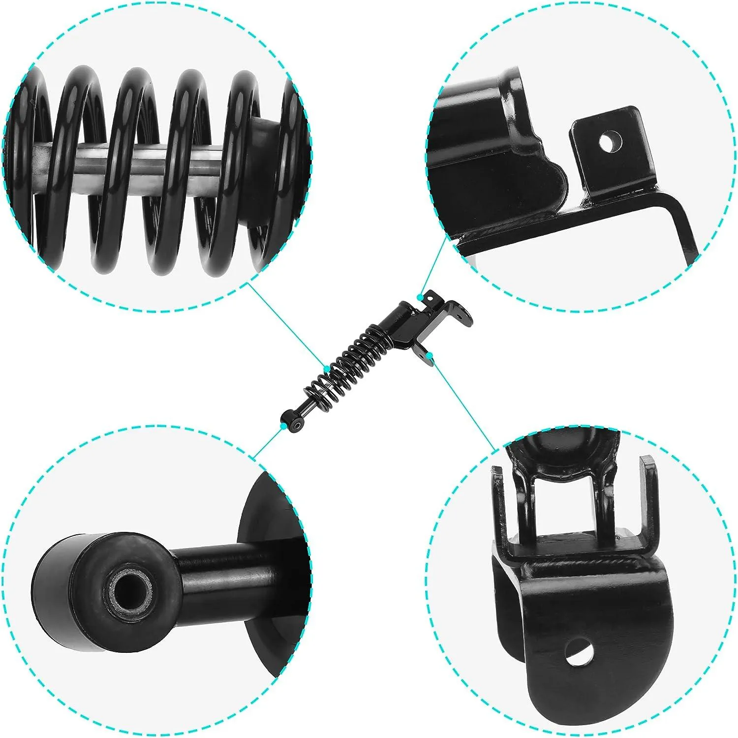 Golf Cart Front Shock Absorber Kit for EZGO RXV & 2Five - 10L0L