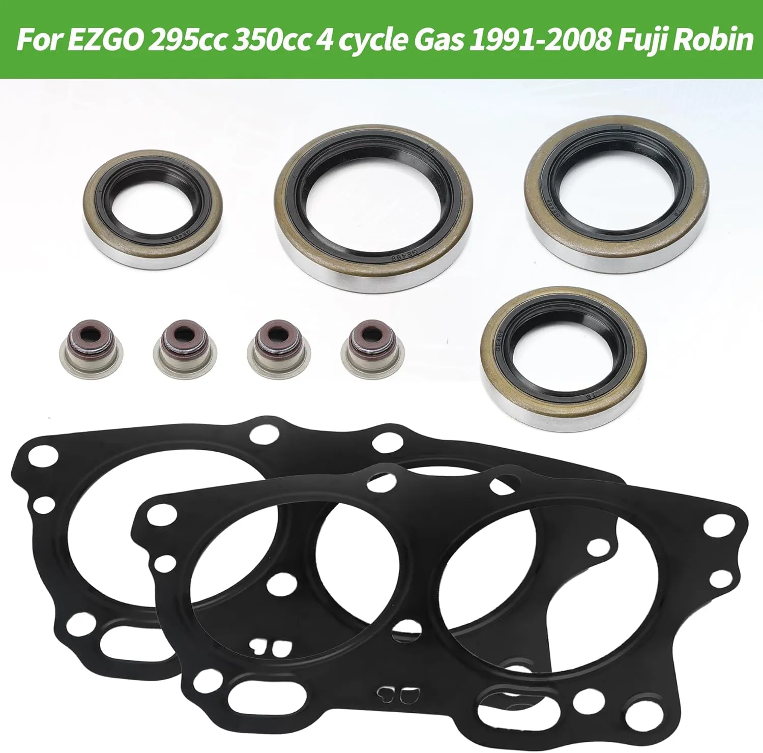 Golf Cart Gasket Seal Rebuild Kit for EZGO 295cc 350cc 4 Cycle Gas 1991-2008 - 10L0L