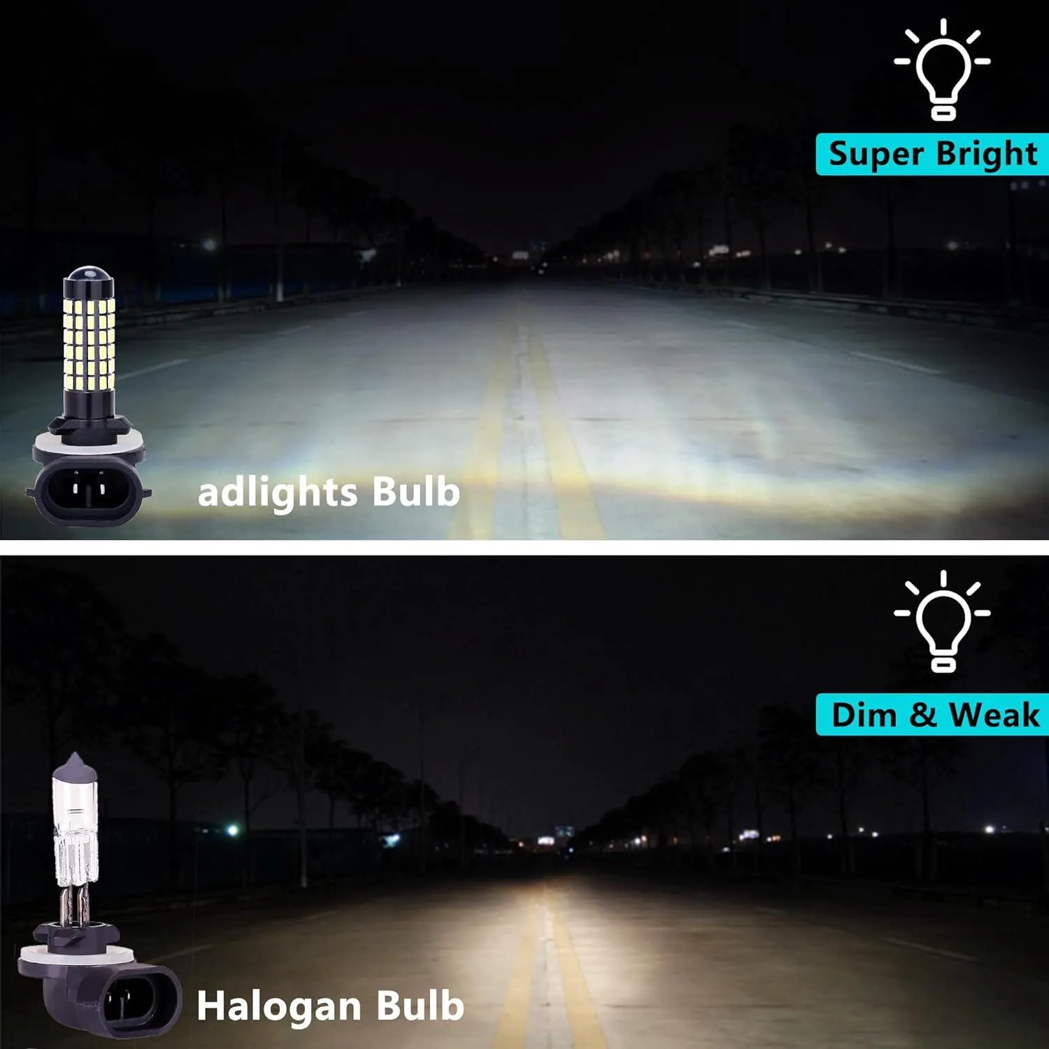 Golf Cart Headlight Bulb for EZGO & Club Car DS Precedent - 10L0L