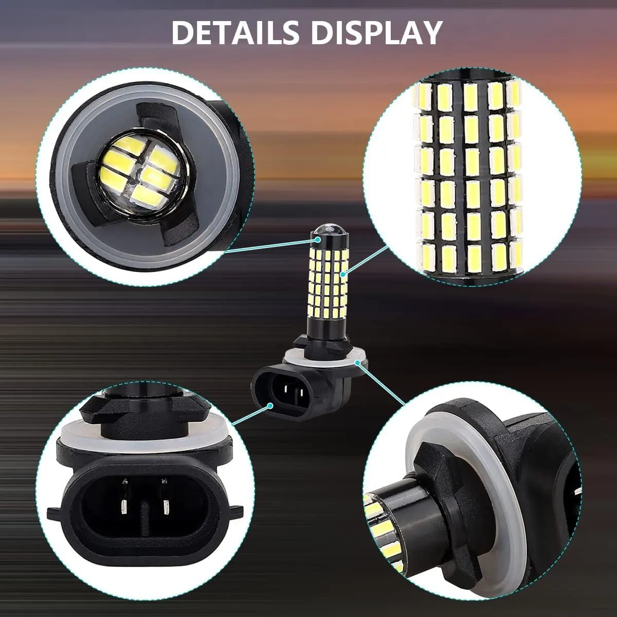 Golf Cart Headlight Bulb for EZGO & Club Car DS Precedent - 10L0L