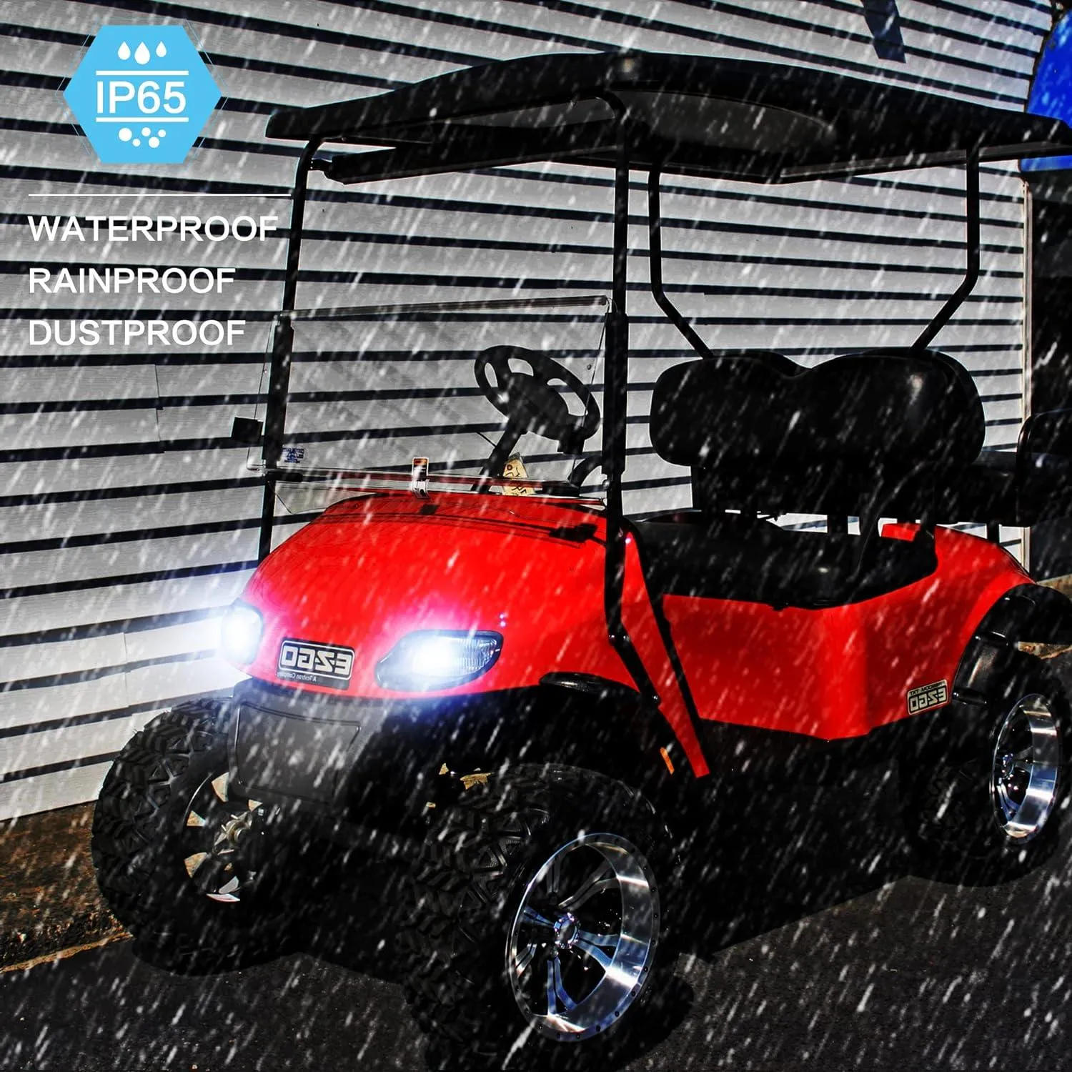 Golf Cart Headlight Taillight Kit for EZGO TXT/T48 2014-Up - 10L0L