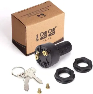 Golf Cart Ignition Key Switch for Club Car DS 1996-Up 36V - 48V Electric - 10L0L