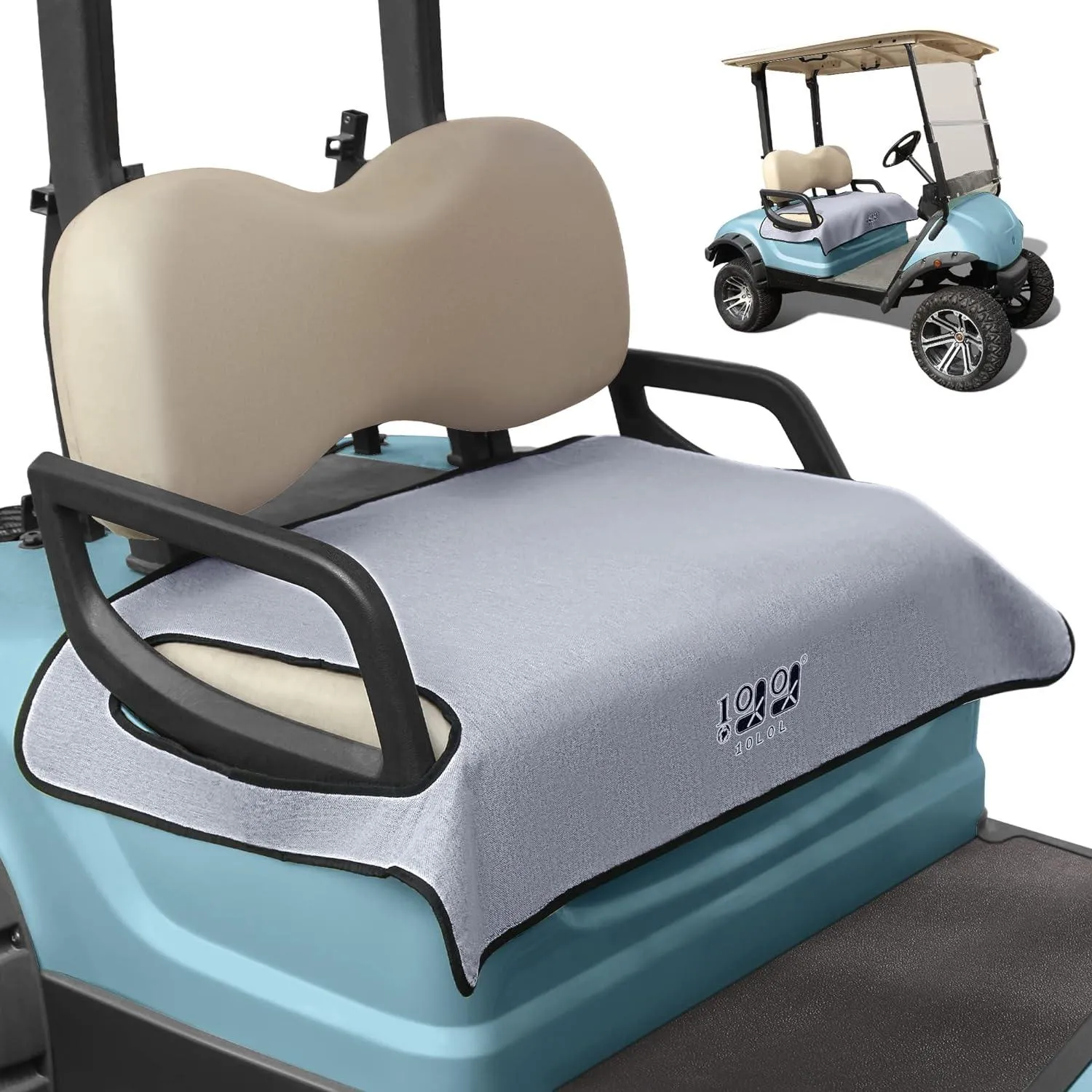 Golf Cart Seat Covers Towels for Yamaha Golf Cart Seat Blanket for 2 Person Seat - 10L0L