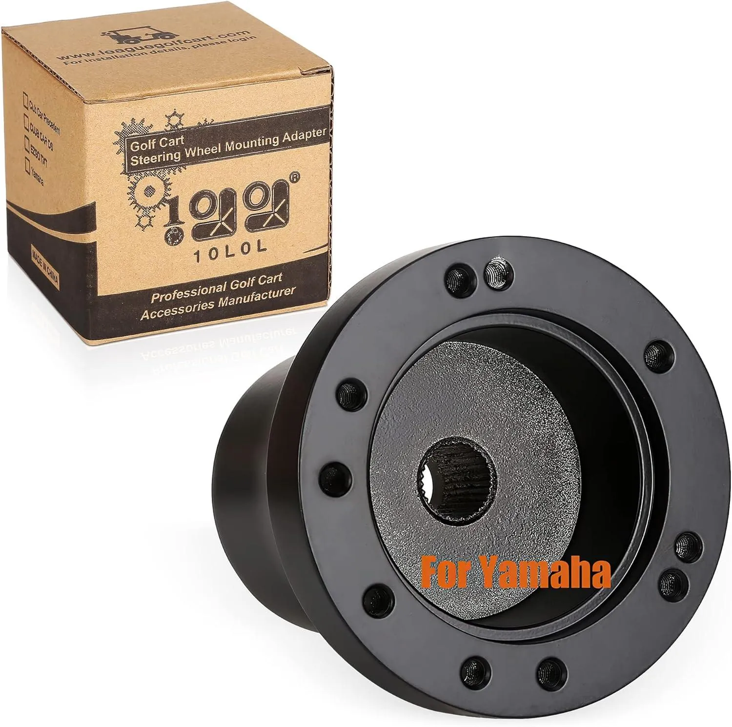 Golf Cart Steering Wheel Adapter Universal for EZGO Club Car Yamaha - 10L0L