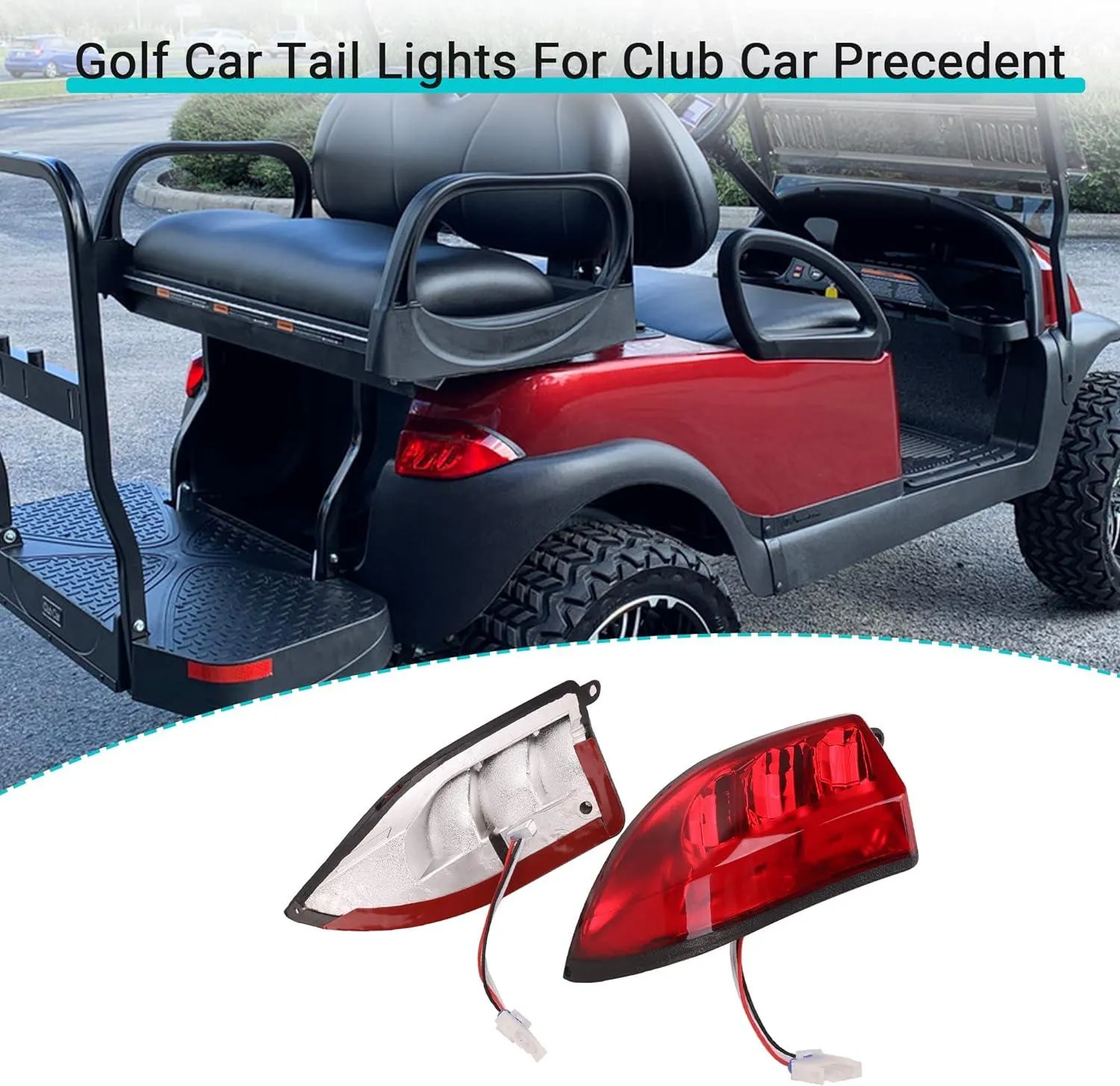 Golf Cart Tail Lights for Club Car Precedent & Tempo - 10L0L