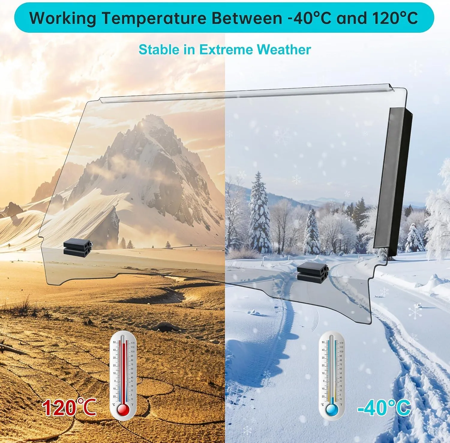 Golf Cart Windshield for EZGO TXT 1995-2003  Transparent Foldable - 10L0L
