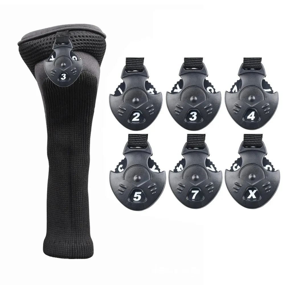 Golf Club Head Covers 3Pcs Set