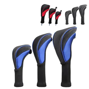 Golf Club Head Covers 3Pcs Set