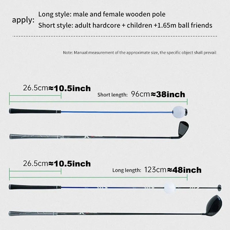 Golf Improve Swing Speed and Tempo Trainer Wand with Magnetic Ball