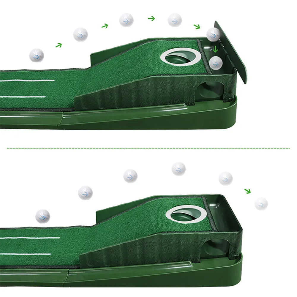 Golf Mini Putting Mat with Auto Ball Return