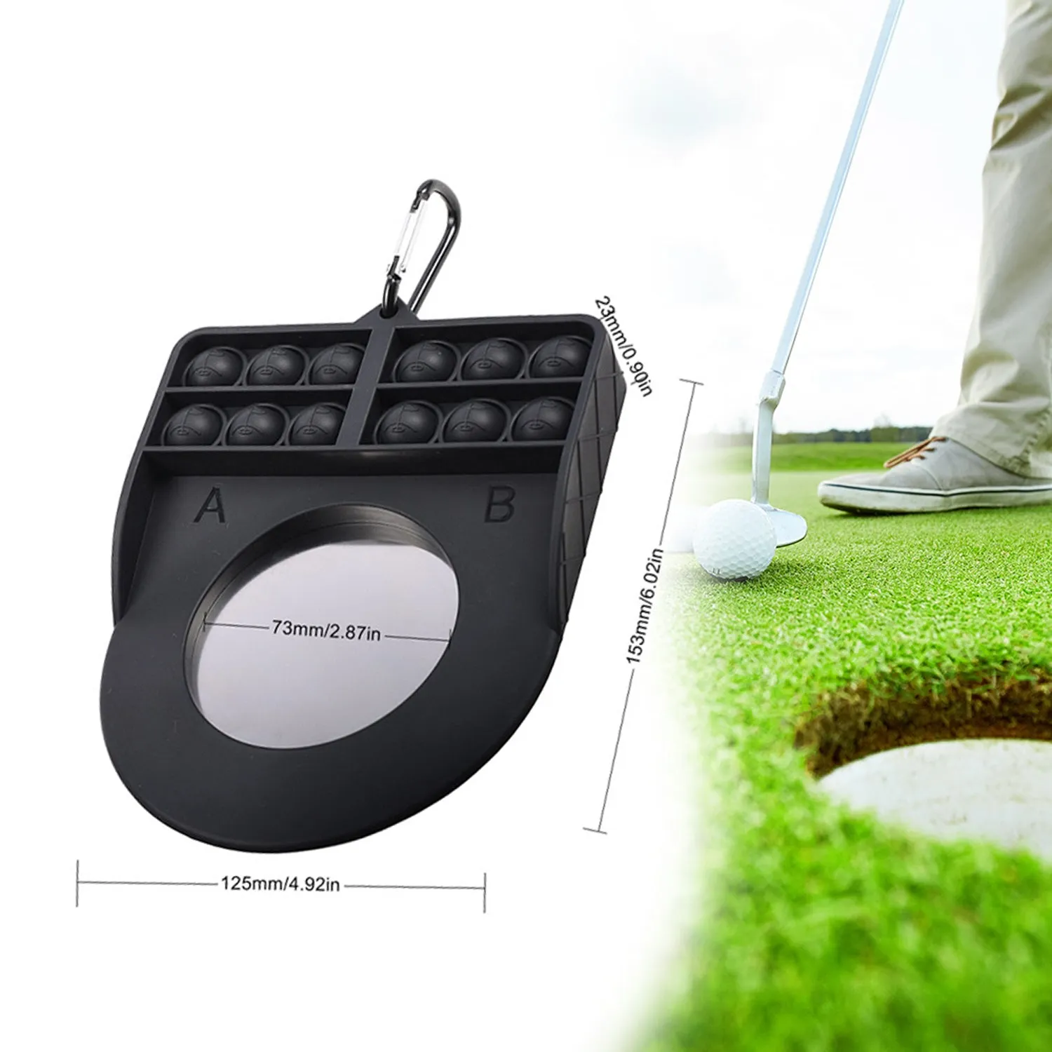 Golf Putting Hole Cup, Lightweight Training Golf Putting Aids