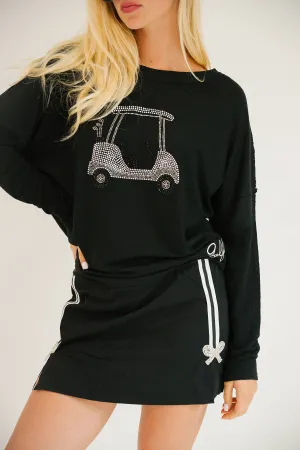 GOLF QUEEN BLACK SWEATER