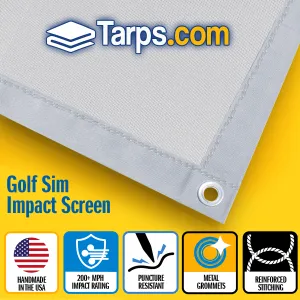 Golf Simulator Impact Screens - Factory Seconds
