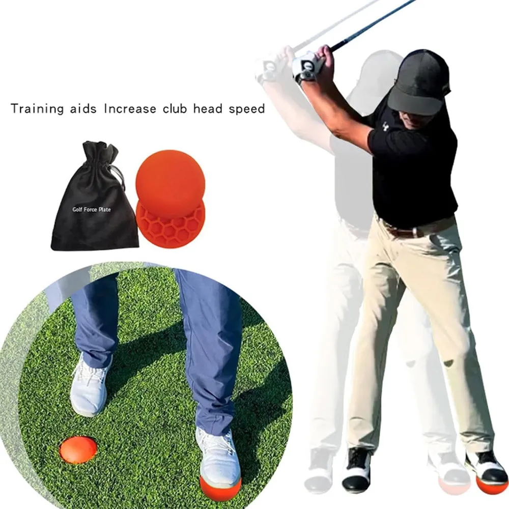 Golf Swing Rubber Force Pedal Exerciser Step Pad