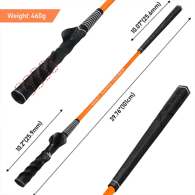 Golf Swing Trainer with Double Grips