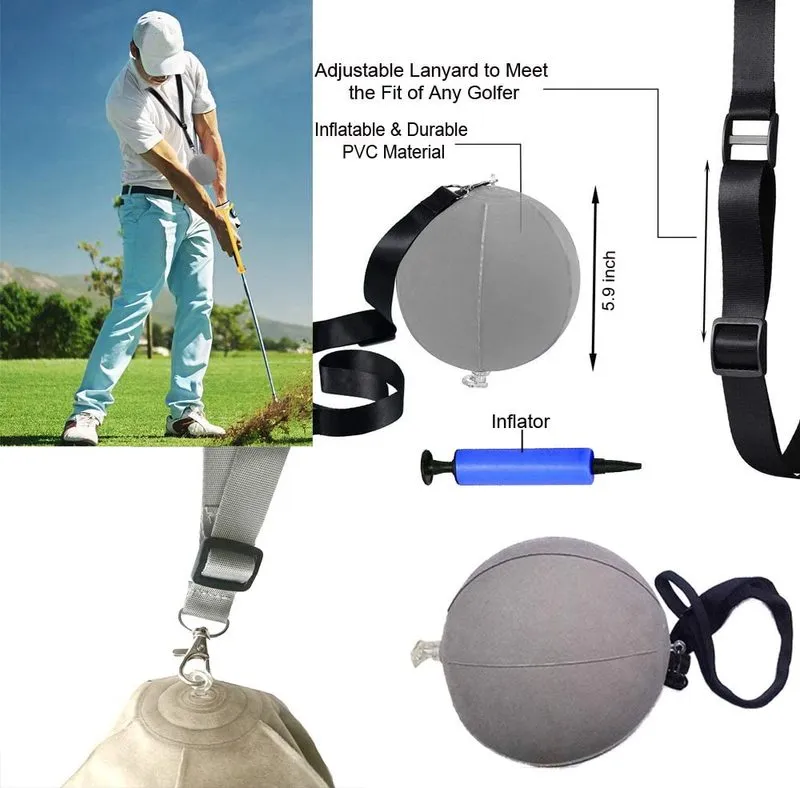 Golf Swing Training Aid Arm Band Trainer Set