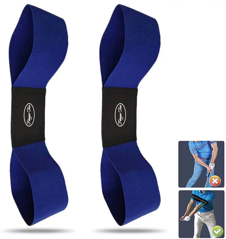 Golf Swing Training Aid Arm Band Trainer Set