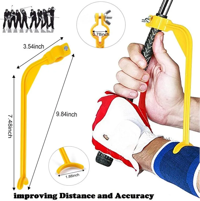 Golf Swing Training Aid Arm Band Trainer Set