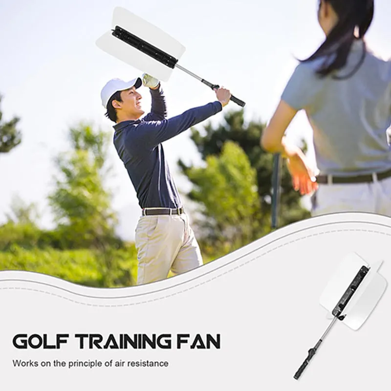Golf Swing Training Aid Power Fan