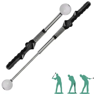 Golf Swing Training Aids Flexible Telescopic Club