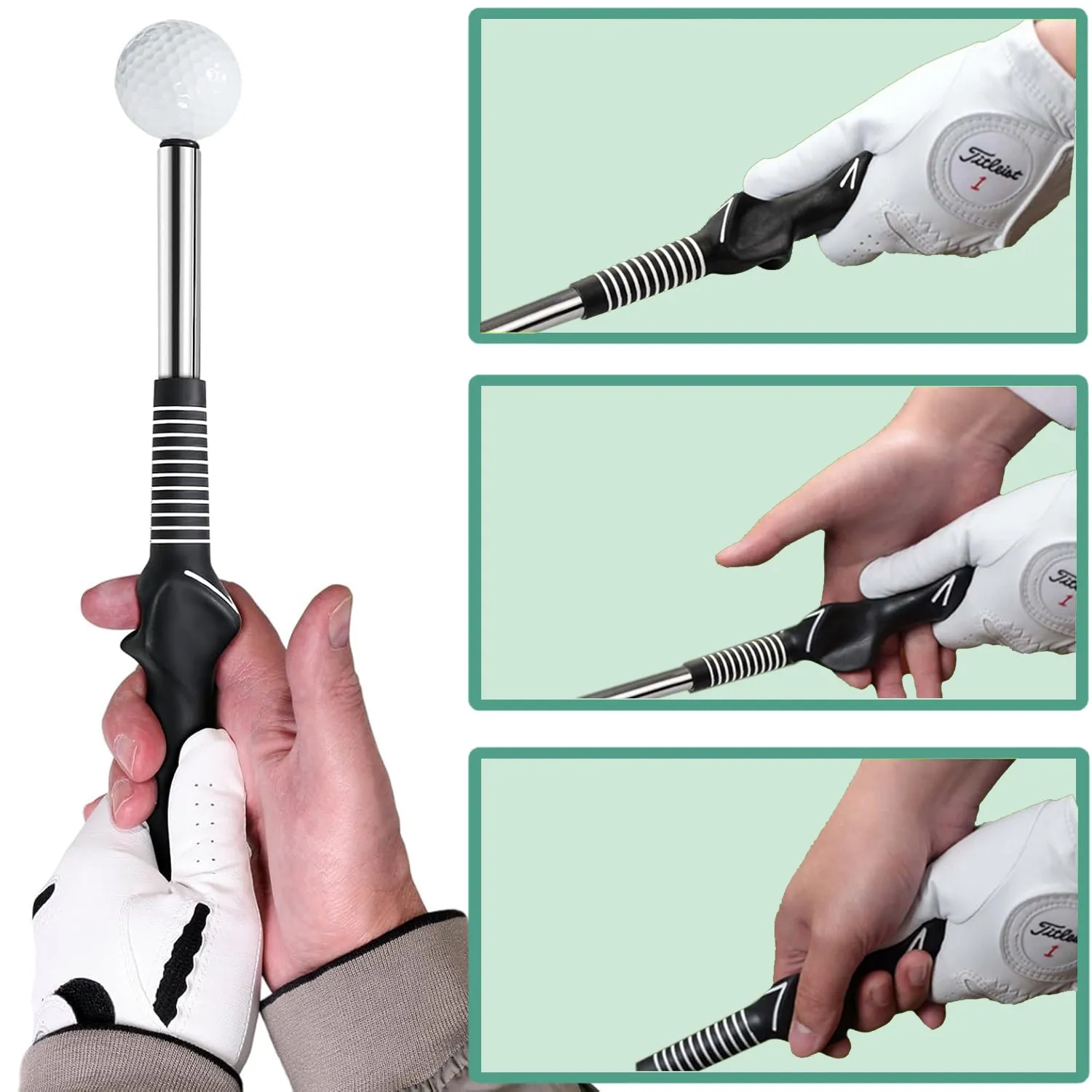 Golf Swing Training Aids Flexible Telescopic Club
