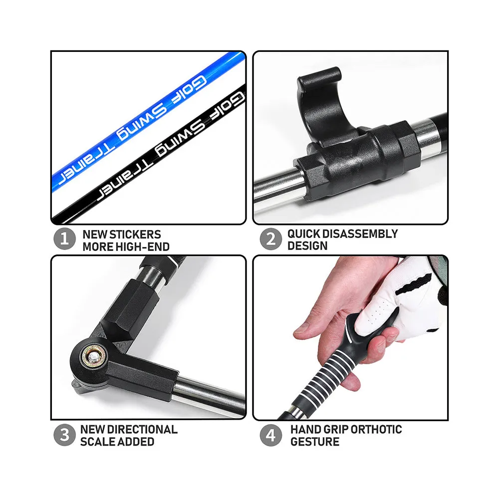 Golf Training Master Portable Adjustable Golf Grip Swing Plane Aids