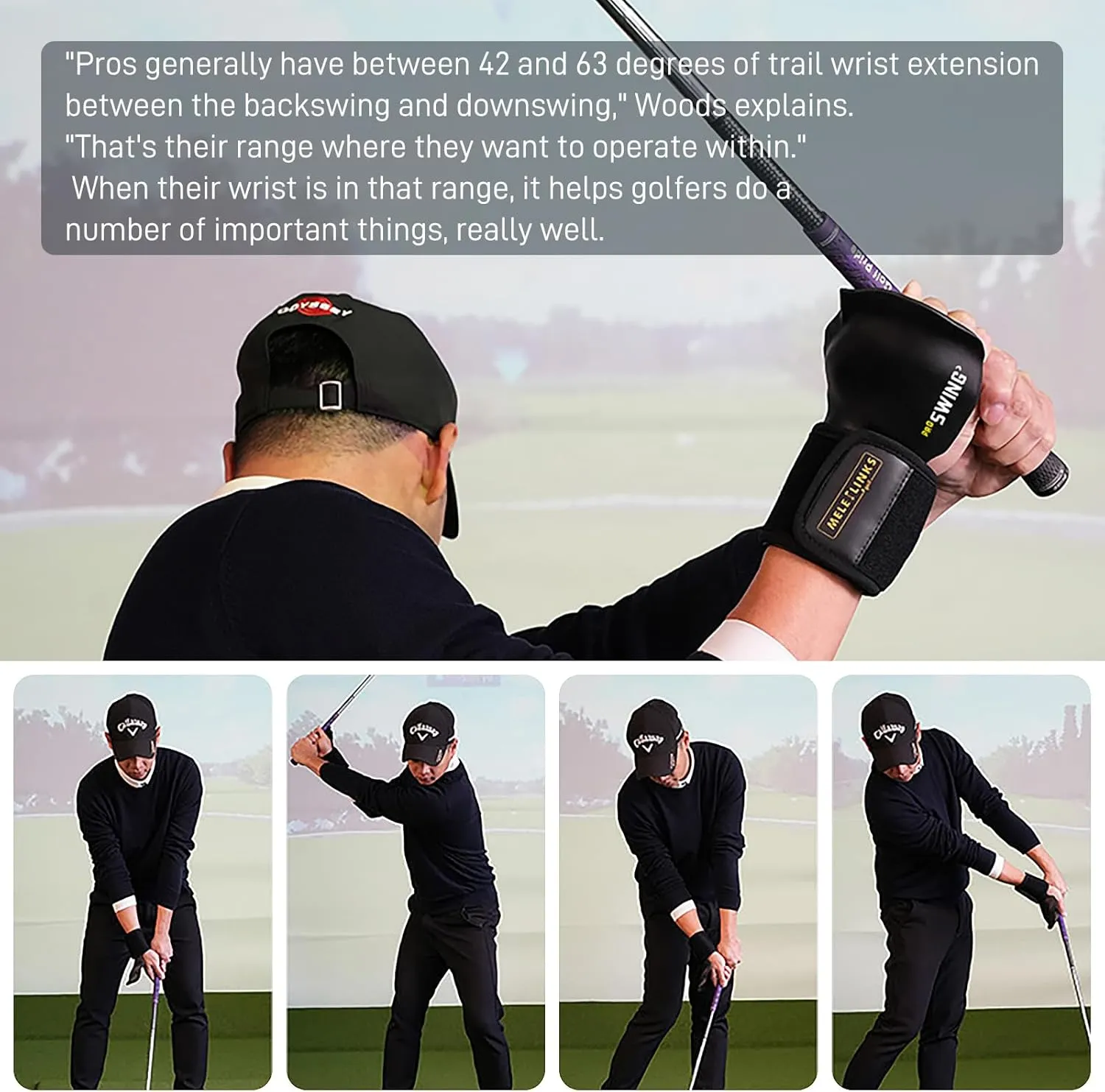 Golf Wrist Training Aid, Golf Grip Trainer For Golf Practice Beginners