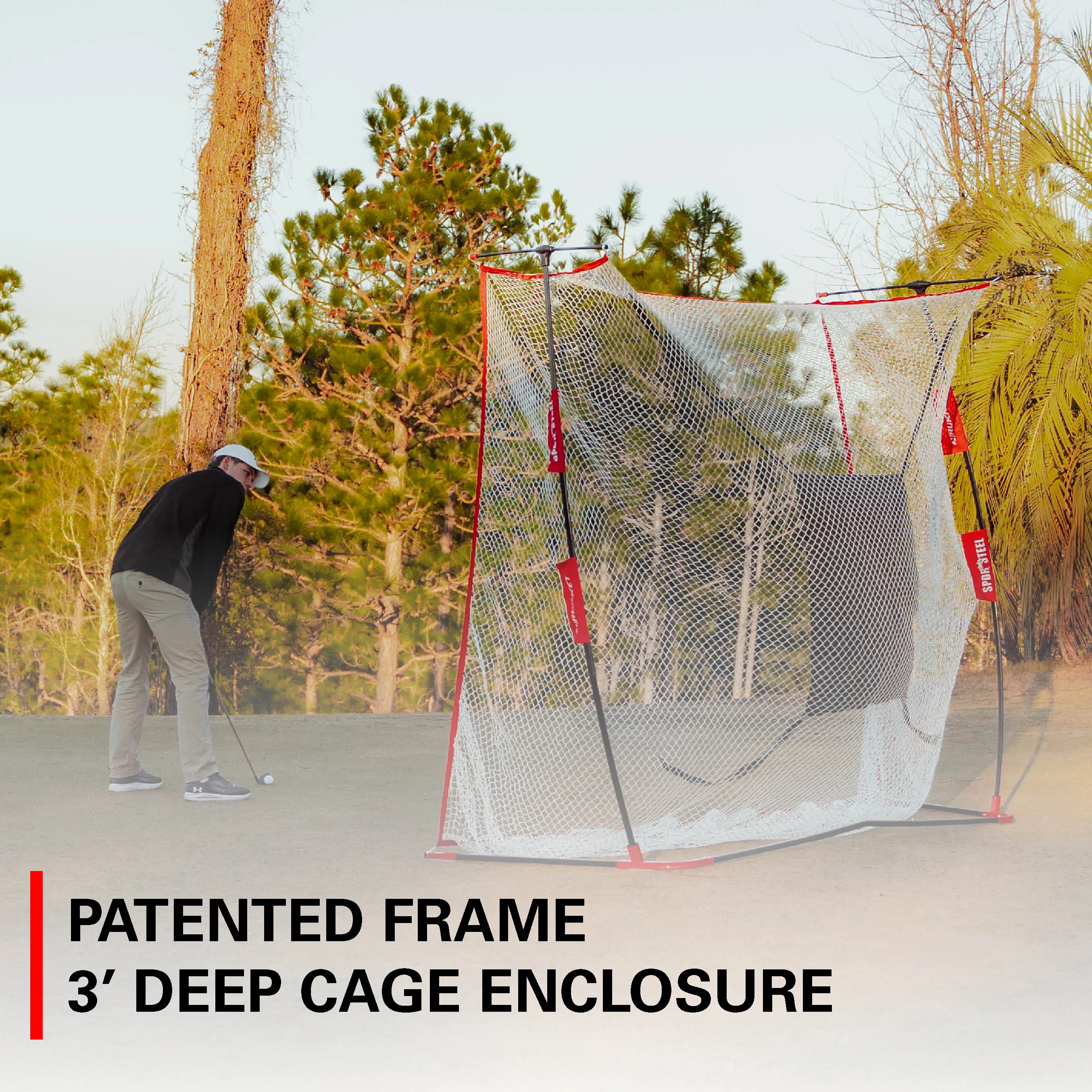 Haack Pro Golf Net with SPDR STEEL™ Netting