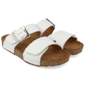 HAFLINGER Women's Aria Sandal, White, 9 Women