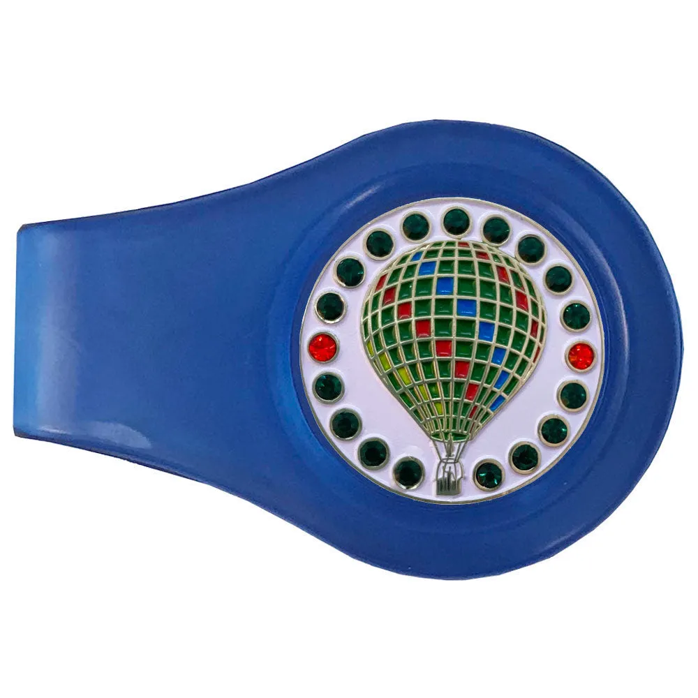 Hot Air Balloon Golf Ball Marker With Colored Clip